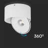 Oprawa natynkowa LED V-TAC VT-2825 20W CRI90 CCT 3000K-4000K-6400K 1408lm (SKU 23155) Biały
