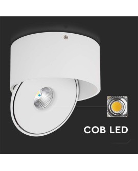 Oprawa natynkowa LED V-TAC VT-2825 20W CRI90 CCT 3000K-4000K-6400K 1408lm (SKU 23155) Biały