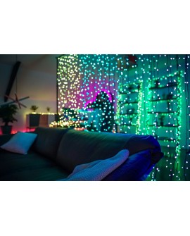 Inteligentna Kurtyna LED Twinkly 210 RGB+W 2,1m