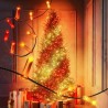 Twinkly Candies – 200 Lampki w kształcie świeczki RGB LEDs, zielony przewód, USB-C