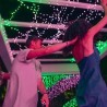 Twinkly Candies – 200 Lampki w kształcie pereł RGB LEDs, zielony przewód, USB-C