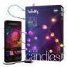 Twinkly Candies – 200 Lampki w kształcie pereł RGB LEDs, zielony przewód, USB-C