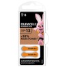 Duracell Jednorazowa cynkowo-powietrzna. baterie ZA, 6-pack