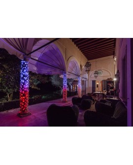 Twinkly Strings – 250 RGB+W Ciąg świetlny, przezroczysty przewód, typ wtyczki F