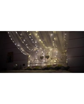 Twinkly Strings – 250 RGB+W Ciąg świetlny, przezroczysty przewód, typ wtyczki F