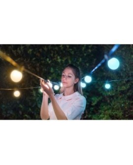Twinkly Girlanda Lampki 40 LED AWW czarny przewód Plug F (EU typu) 20 m