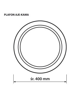 Plafon sufitowy LED Activejet AJE-KAMA 24W
