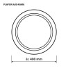 Plafon sufitowy LED Activejet AJE-KAMA 24W