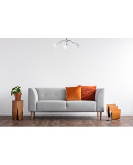 Żyrandol klasyczna lampa sufitowa wisząca Activejet NIKITA Nikiel potrójna 3xE27 do salonu