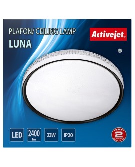 Nowoczesny plafon sufitowy LED Activejet LUNA 23W