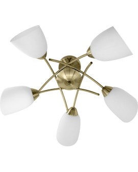 Żyrandol klasyczna lampa sufitowa wisząca Activejet NIKITA Patyna 5xE27 do salonu
