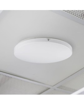 Plafon V-TAC VT-8033 natynkowy 15W LED SAMSUNG CHIP IP44 120lm/W 4000K 1850lm (SKU 2155669) Biały