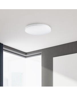 Plafon V-TAC VT-8033 natynkowy 15W LED SAMSUNG CHIP IP44 120lm/W 4000K 1850lm (SKU 2155669) Biały