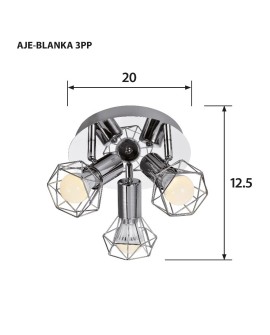Plafon Activejet AJE-BLANKA 3PP (120 W E14 x 3)
