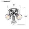 Plafon Activejet AJE-BLANKA 3PP (120 W E14 x 3)