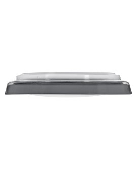 Nowoczesny plafon sufitowy LED Activejet FOCUS Szary ściemnialny ze zdalnym sterowaniem na pilota