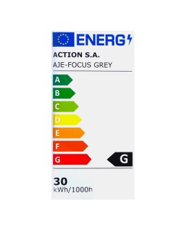 Nowoczesny plafon sufitowy LED Activejet FOCUS Szary ściemnialny ze zdalnym sterowaniem na pilota