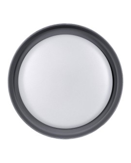 Nowoczesny plafon sufitowy LED Activejet FOCUS Szary ściemnialny ze zdalnym sterowaniem na pilota