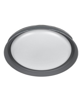 Nowoczesny plafon sufitowy LED Activejet FOCUS Szary ściemnialny ze zdalnym sterowaniem na pilota