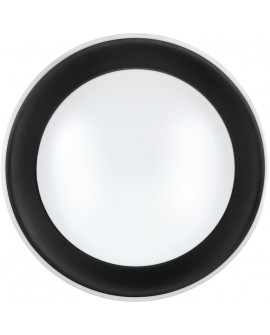 Nowoczesny plafon sufitowy LED Activejet KRIS Czarny ściemnialny ze zdalnym sterowaniem na pilota