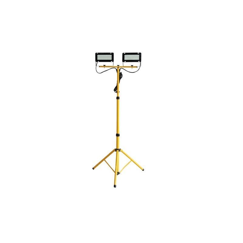 VOLTENO REFLEKTOR LED STATYW 2x40W ŻÓŁTY