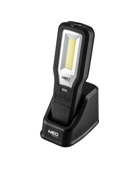 Lampa warsztatowa 550 lm COB LED + baza + ładowarka