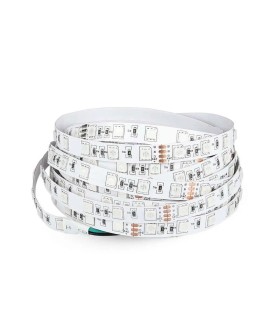 Taśma LED V-TAC VT-5050 60-IP20-7 600LED RGB SMD5050 24V IP20 7W/m (SKU 212592)