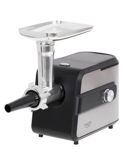 Adler AD 4813 maszynka do mielenia 2000 W Czarny, Srebrny