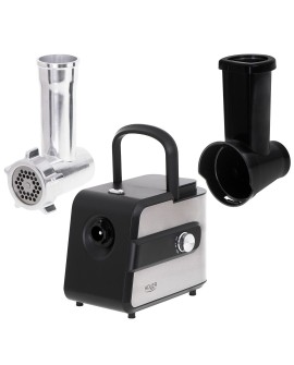 Adler AD 4813 maszynka do mielenia 2000 W Czarny, Srebrny