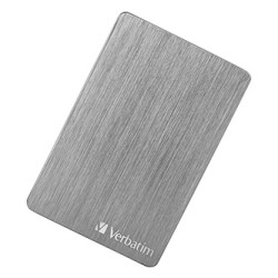 Verbatim zewnętrzny dysk twardy, Store,n,Go ALU Slim, 2.5", USB 3.0, 2TB, 53666, srebrny