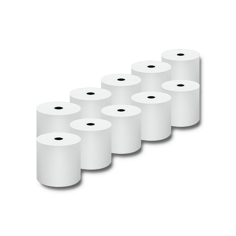 Qoltec 51892 Rolka termiczna 80 x 80 | 55g/m2 | 10szt. | BPA free