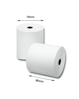 Qoltec 51892 Rolka termiczna 80 x 80 | 55g/m2 | 10szt. | BPA free