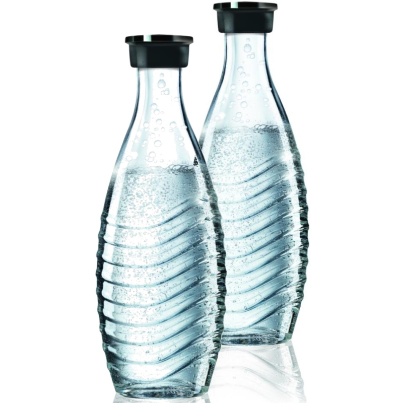 SodaStream Zestaw szklanych karbonizowanych butelek 1047200490 akcesoria do saturatorów 0,6l 2 szt.