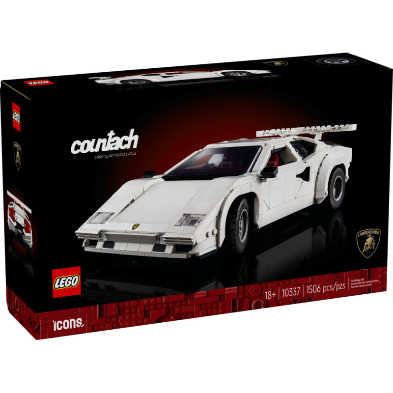 LEGO ICONS Lamborghini Countach 5000 Quattrovalvole 10337