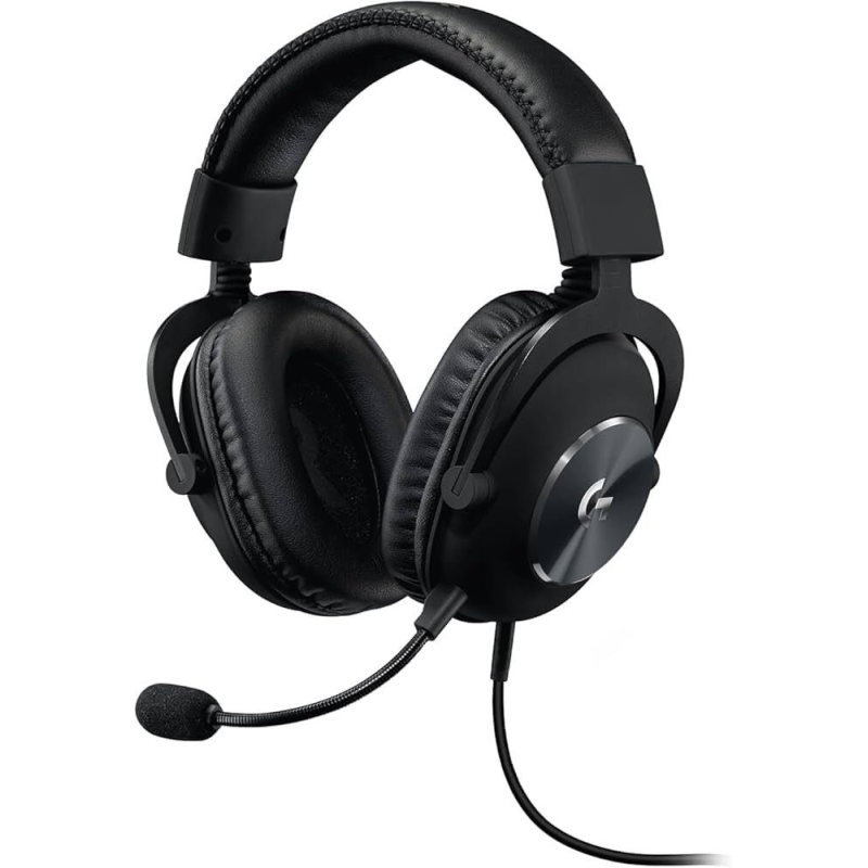 Słuchawki z mikrofonem LOGITECH G Pro X Czarne Czarny