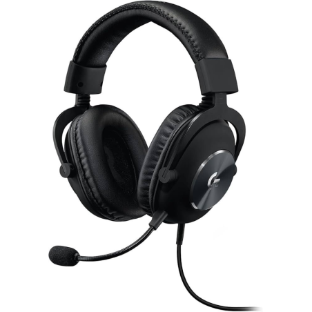 Słuchawki z mikrofonem LOGITECH G Pro X Czarne Czarny