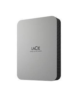 LaCie Mobile Drive Secure zewnętrzny dysk twarde 4 TB USB Type-C 3.2 Gen 1 (3.1 Gen 1) Szary