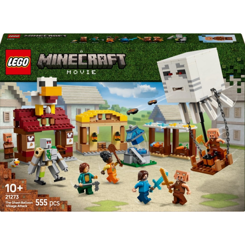 LEGO 21273 MINECRAFT - Atak balonowego Ghasta na wioskę