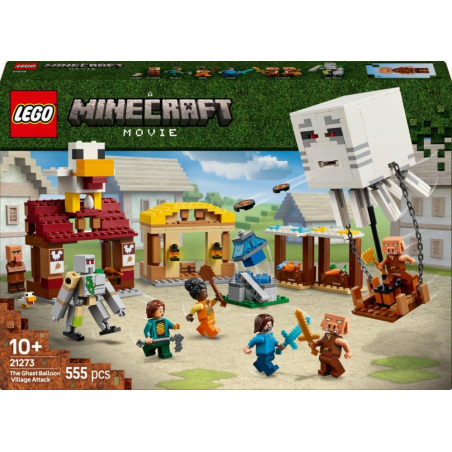 LEGO 21273 MINECRAFT - Atak balonowego Ghasta na wioskę