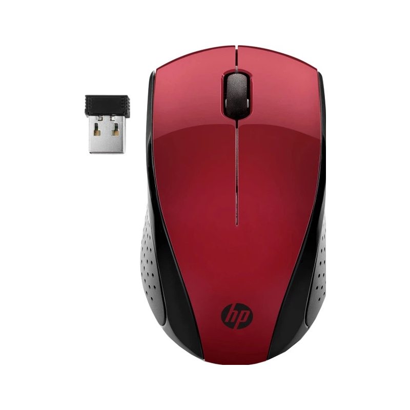 Mysz Bezprzewodowa HP 220 Czerwona