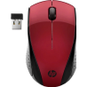 Mysz Bezprzewodowa HP 220 Czerwona