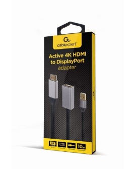 Gembird A-HDMIM-DPF-02 adapter kablowy 0,1 m HDMI Typu A (Standard) DisplayPort Czarny