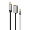 Gembird A-HDMIM-DPF-02 adapter kablowy 0,1 m HDMI Typu A (Standard) DisplayPort Czarny