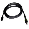 CABLE - SHIELDED USB: SERIES C CONNECTOR, 7FT. (2M), STRAIGHT, BC 1.2 (HIGH CURRENT)