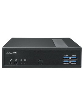 Shuttle DL30N komputer typu barebone Wielkość PC 1.35L Czarny N100
