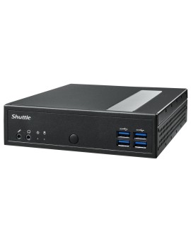 Shuttle DL30N komputer typu barebone Wielkość PC 1.35L Czarny N100