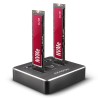 Axagon ADSA-M2C stacja dokująca do dysków twardych USB 3.2 Gen 2 (3.1 Gen 2) Type-C