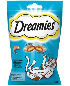 DREAMIES - przysmak dla kota z łososiem 60 g