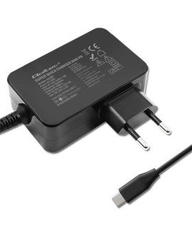 Ładowarka Qoltec 52387 GAN POWER PRO 1XUSB-C 90W 5-20V 3-4.5A CZARNA