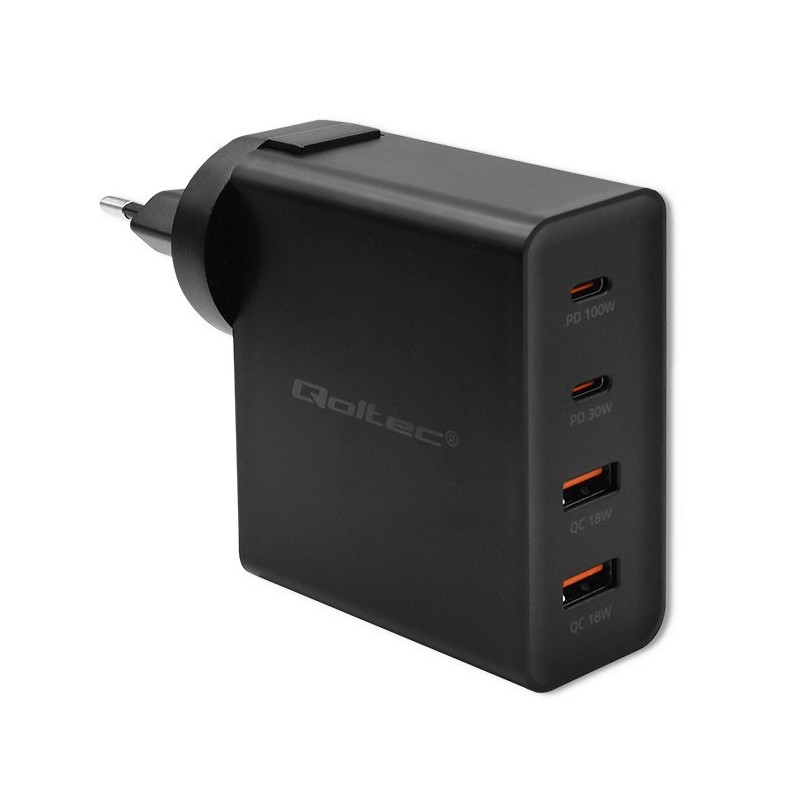 Ładowarka sieciowa Qoltec GaN POWER PRO
